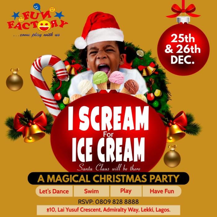 I Scream for Ice Cream - A magical Christmas party Photo